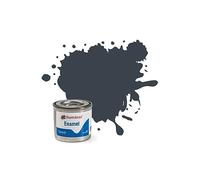 Humbrol Model Paint - AA1506 No 32 Dark Grey - Matt - Tinlet No 1 (14ml), Enamel Paints for Models, Plastic, Metal, Wood, Glass, Ceramics and More, Enamel Touch Up Paint - Hobby Paint for Craft Kits
