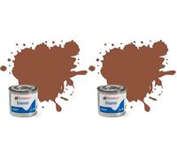 Humbrol Enamel Paint 14ML No 70 Brick Red - Matt (Pack of 2)