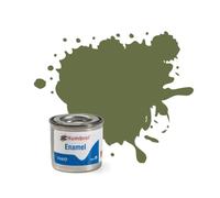 Humbrol Model Paint - AA0881 No 80 Grass Green - Matt - Tinlet No 1 (14ml), Enamel Paints for Models, Plastic, Metal, Wood, Glass, Ceramics, and More, Enamel Touch Up Paint - Hobby Paint for Craft
