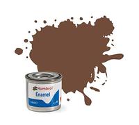 Humbrol Model Paint - AA1081 No 98 Chocolate - Matt - Tinlet No 1 (14ml), Enamel Paints for Models, Plastic, Metal, Wood, Glass, Ceramics, and More, Enamel Touch Up Paint - Hobby Paint for Craft Kits