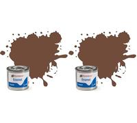 Humbrol Enamel Paint 14ML No 98 Chocolate - Matt (Pack of 2)