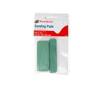 Humbrol Flexi Sanders: Dual Grit - Twin Pack | Humbrol Sanders Grit Sanding Blocks & Pads Set, 2 Pro Sandpaper Tools for Wood, Metal & Plastic, Fine 600/1000