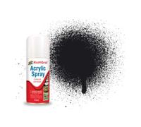 Humbrol Gloss Spray Paint - AD6021 No 21 Black 150ml - Model Paints for Plastic Kits, Fast-Drying Modelling Paint for Crafting Surfaces Including Pla
