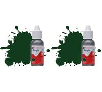 Humbrol Model DB0003 No 3 Brunswick Green - Gloss (14ml), Acrylic for Models, Plastic, Metal, Wood, Glass, Ceramics and More, Acrylic Touch Up- Hobby Bottle for Craft Kits, Packaging May Vary
