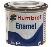 Humbrol Model Paint - AA0120 No 11 Silver - Metallic - Tinlet No 1 (14ml), Enamel Paints for Models, Plastic, Metal, Wood, Glass, Ceramics and More, Enamel Touch Up Paint - Hobby Paint for Craft Kits