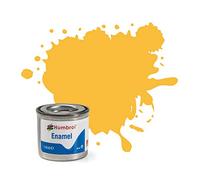 Humbrol Model Paint - AA0268 No 24 Trainer Yellow - Matt - Tinlet No 1 (14ml), Enamel Paints for Models, Plastic, Metal, Wood, Glass, Ceramics and More, Enamel Touch Up Paint - Hobby Paint for Craft