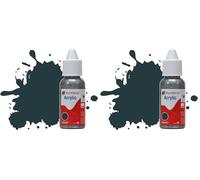Humbrol Model Paint - DB0067 No 67 Tank Grey - Matt (14ml), Acrylic Paints for Models, Plastic, Metal, Wood, Glass, Ceramics and More, Acrylic Touch Up Coat - Hobby Bottle for Craft Kits (Pack of 2)