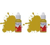 Humbrol Model Paint - DB0083 No 83 Ochre - Matt (14ml), Acrylic Paints for Models, Plastic, Metal, Wood, Glass, Ceramics and More, Acrylic Touch Up Paint - Hobby Paint Bottle for Craft Kits