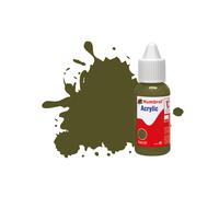 Humbrol Model Paint - DB0155 No 155 Matt Olive Drab - Matt (14ml) , Acrylic Paints for Models, Plastic, Metal, Wood, Glass, Ceramics and More, Acryli