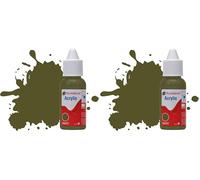 Humbrol Model Paint - DB0159 No 159 Khaki Drab - Matt (14ml), Acrylic Paints for Models, Plastic, Metal, Wood, Glass, Ceramics and More, Acrylic Touch Up Paint - Hobby Paint Bottle for Craft Kits