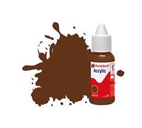 Humbrol Model Paint - DB0160 No 160 German Camouflage Red Brown - Matt (14ml), Acrylic Paints for Models, Plastic, Metal, Wood, Glass, Ceramics and More, Acrylic Touch Up Paint - Paint Bottle for Kits