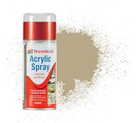 Humbrol Modellers Spray Paint - AD6237 No 237 Desert Tan 150ml - Model Paints for Plastic Kits, Fast-Drying Modelling Paint for Crafting Surfaces Including Plastic, Fabric, Glass, Wood & Metal Models