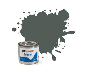 Humbrol No.1 Matt Grey Primer Enamel Paint - 14Ml Tin For Model Kits, Miniatures & Craft Projects