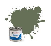 Humbrol No.106 Matt Ocean Grey Enamel Paint - 14Ml Tin For Model Kits, Miniatures & Craft Projects