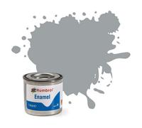 Humbrol No.129 Satin Us Gull Grey Enamel Paint 14Ml - Model Paint For Plastic, Metal, Wood & Crafts, High Shine Finish