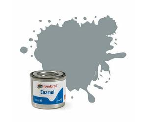 Humbrol No.140 Matt Gull Grey Enamel Paint - 14Ml Tin For Model Kits, Miniatures & Craft Projects