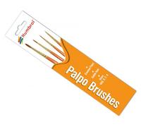 Humbrol Model Paint Brushes - AG4250 Brush Pack - Palpo 000, 0, 2, 4 - 4 Pack Paint Brush Set for Art, Modelling Paint Brushes for Enamel & Acrylic Paints - Small Brushes for Painting Model Craft Kits
