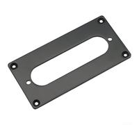 Humbucker Frame 92 x 46 mm on Single Coil Size 70 x 18 mm Inner Dimension Zinc Alloy Adapter Ring for Guitar Pickup Assembly without Gaps (Black)
