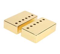 Humbucker Pickup Covers, Electric Guitar Replacement, Precise 50mm Neck 52mm Bridge Fit, Solid Metal Brass Construction Enhances Resonance, Direct Swap Without Modification