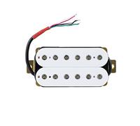 Humbucker Pickup Electric Guitar Pickup Ceramic Magnet Neck Or Bridge Position Electric Guitar pickup (Color : White Neck)