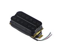 Humbucker Pickup Electric Guitar Pickup Ceramic Magnet Neck Or Bridge Position Electric Guitar pickup (Color : Black Neck)