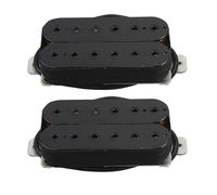 Humbucker Pickup Electric Guitar Pickup Neck Bridge Set Ceramic Magnet Guitar Parts Electric Guitar Parts Pickup(Black NB Set)