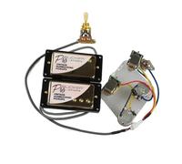 Humbucker Pickups Alnico 5 Pro Push/Pull Wiring Harness Electric Guitar Double Coil Pickup For Guitar Parts(Black 4)