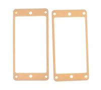 Humbucker Pickups Frames Mounting Rings for LP Electric Guitar Cream, Creamy Yellow, 91.2X45mm