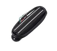 Humbucker Sensitive Response And Clear Tone Single Pickup For Electric Guitar Pickup Guitar Pickups (Color : Black with Silver)
