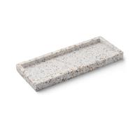 Humdakin Humdakin Terrazzo tray 10x25 cm White-brown
