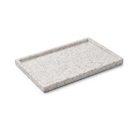 Humdakin - Terrazzo square Tray 30 cm White/Brown - Brown