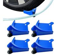 Humdcdy 4 Pcs Car Hose Guides, Tire Hoses Roller, Wheel Rolling System Tool, For Car Washing, Detailing Tire Hoses Guide Preventing Pressure Washer Hose Stuck Under