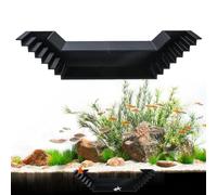 Humdcdy Aquarium Tunnel - Decorative Removable - Fish Tank Tunnel Decor | for Freshwater Betta Habitat Underground Saltwater Breeding Viewing