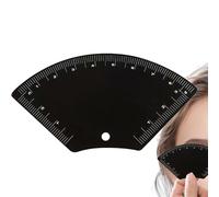 Humdcdy Brow Mapping Ruler - Stainless Steel Fast Drawing Brow Ruler,Makeup Utensil for Offices Spa Barber Traveling Outdoor Wedding Vacation Dressing