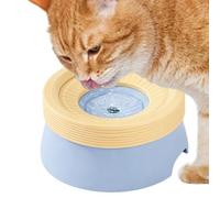 Humdcdy Cat Water Bowl - 600ml Feeding Drinking Slow Feeder - Anti-Splash Water Dish for Dogs Cats,for Small Breed Large Breed Puppy Kitten Indoor Outdoor Home Living Room Garden Yard