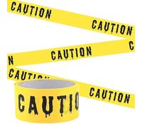 Humdcdy Caution Tape Halloween Decor, Caution Tape Adhesive, Warning Roll, For Outdoor Door Restaurant Home Office Yard Tree Danger Areas Holiday