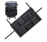 Humdcdy Cleaning Tool Organizer Bag | 13-pocket Commercial Organizer for 32-55 Gallon Garbage Bins | Janitorial Tool Organization Supplies for Community Park Hotel Beach Mall Workshop School