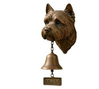 Humdcdy Dog Welcome Doorbells | Rustic Vintage Decorative Wall Mounted Chime - Front Door Dog Head Bell,for Gate Porch Yard Home Security Room