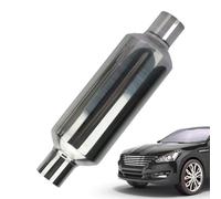 Humdcdy Exhaust Muffler,Drum Exhaust Muffler Pipe for Car - General Resonator Silencer for Motorcycle, Tractor, Lawnmower, Truck, Car