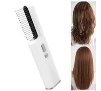 Humdcdy Hair Oil Applicator, Middle Eastern Electric Hair Oil Straightener, Portable Styling Accessories for Thick Short Frizzy All Types Curling Women Men Salon Date Night Birthday