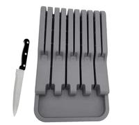 Humdcdy Knives Block - Kitchen Cutter Organizer Holder | Knives Holder, Drawer Organizer Insert, Cutlery Slot Organizer, Kitchen Drawer Organizer Tray