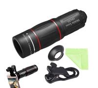 Humdcdy Phone Lens Monocular - 18X25 Monocular Telescope,Smartphone Adapter Tripod Lightweight Monocular For Concerts, Hunting, Travel