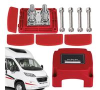 Humdcdy Power Distribution Block - 48V DC Marine Battery Terminal Distribution Block | Waterproof Connector Car Accessories for Solar Wiring Automotive Truck Scooter Vehicle Boat Data Center