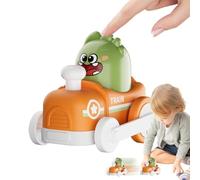 Humdcdy Pull Back Toy Car | Press to Go Pull-Back Bear Vehicle,Interactive Push Play Vehicle Toys | for Kids Boys Girls Home Homeschool Travel Bedroom Classroom Birthday Holiday Christmas