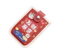 Humdcdy Pull Out Credit Card Holder - RFID Small Minimalist Wallet | Boho Style Multi Slots Card Holder Small Credit Card Holder for Women