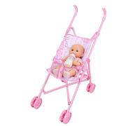 Humdcdy Toy Stroller for Dolls - Foldable Role Play Toys - Role Playing Stroller - for Preschoolers Daycare Centers Kindergarten Classroom Indoor Home Backyard Park Birthday Garden Lawn