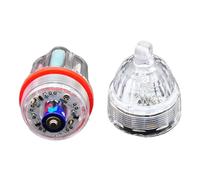 Humdcdy Underwater Fishing Light, Bright Waterproof Rotating Multi-Color Fish Tackle, Night Fishing Lights, for Dark Dock Pond Pier River Sea Ice Hole Flounder Squid Catfish Crappie Gigging Shrimping