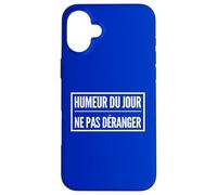 Humeur Du Jour Ne Pas Déranger | Timide Tranquille Solo Case for iPhone 16 Plus