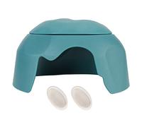Humidification Hide Cave Spacious Reptile Hideout Box with Ceramic Bowl Safe Plastic Material for Tortoise Lizards Spiders