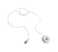 Humidifier, 5V for mini USB Donut Mist Maker Portable Water Auto Shut-Off Compact Air Diffuser for Home Office Travel(white)